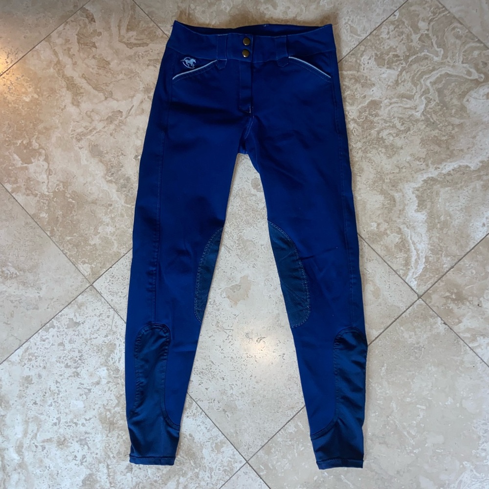 Blue Smartpak Pipers w Light Blue Piping